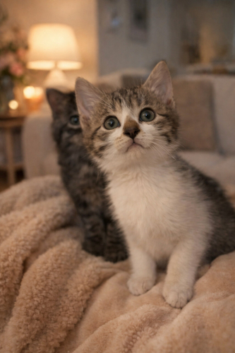 Uysal bir yavru fotoğraf