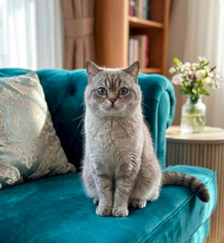 Blue point british yuva arıyor fotoğraf