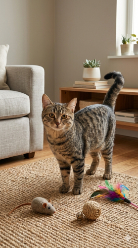 1 yaşında kısır erkek kedi fotoğraf