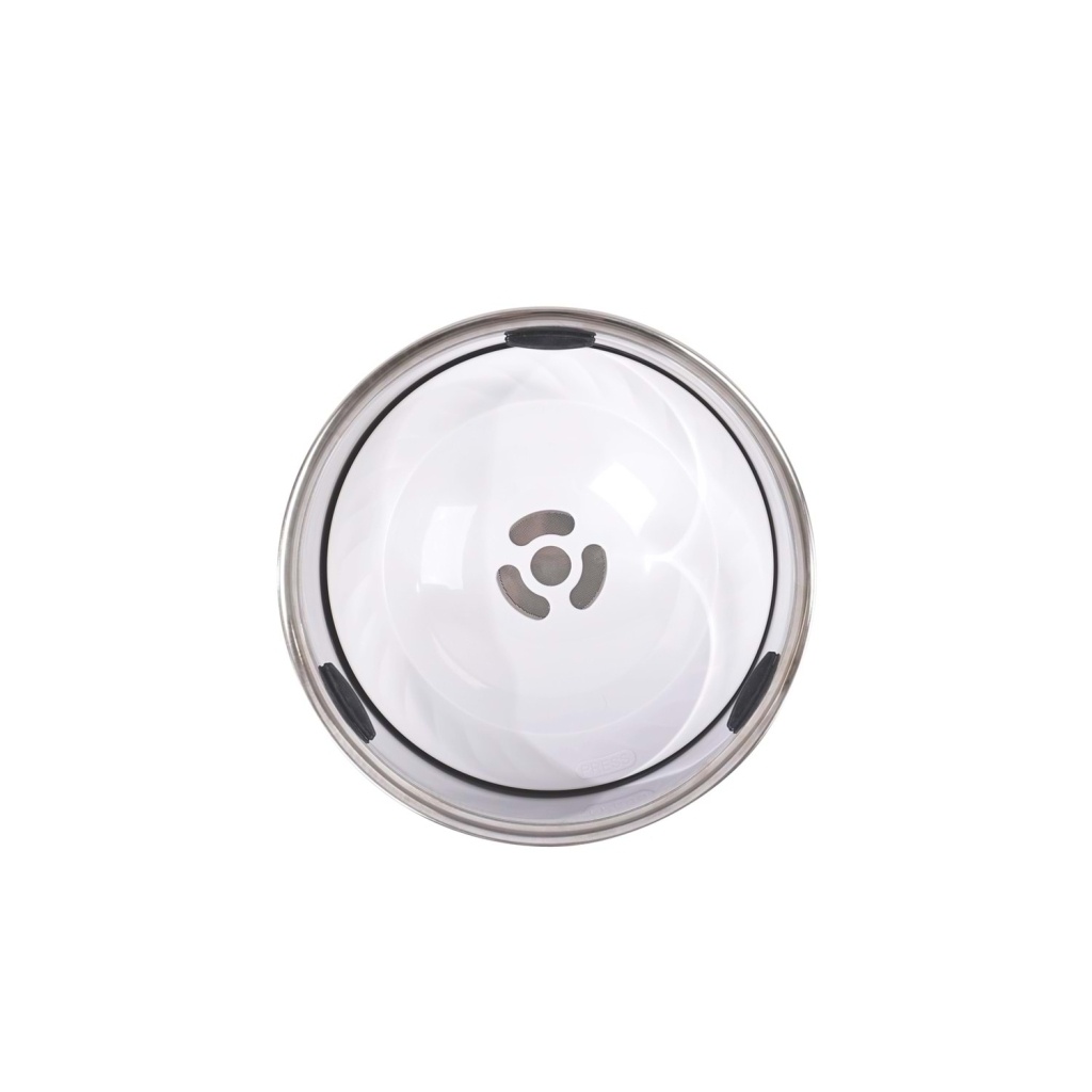 M-Pets Splash Control Kedi ve Köpekler için Çelik Su Kabı 3700ml (Kırmızı)