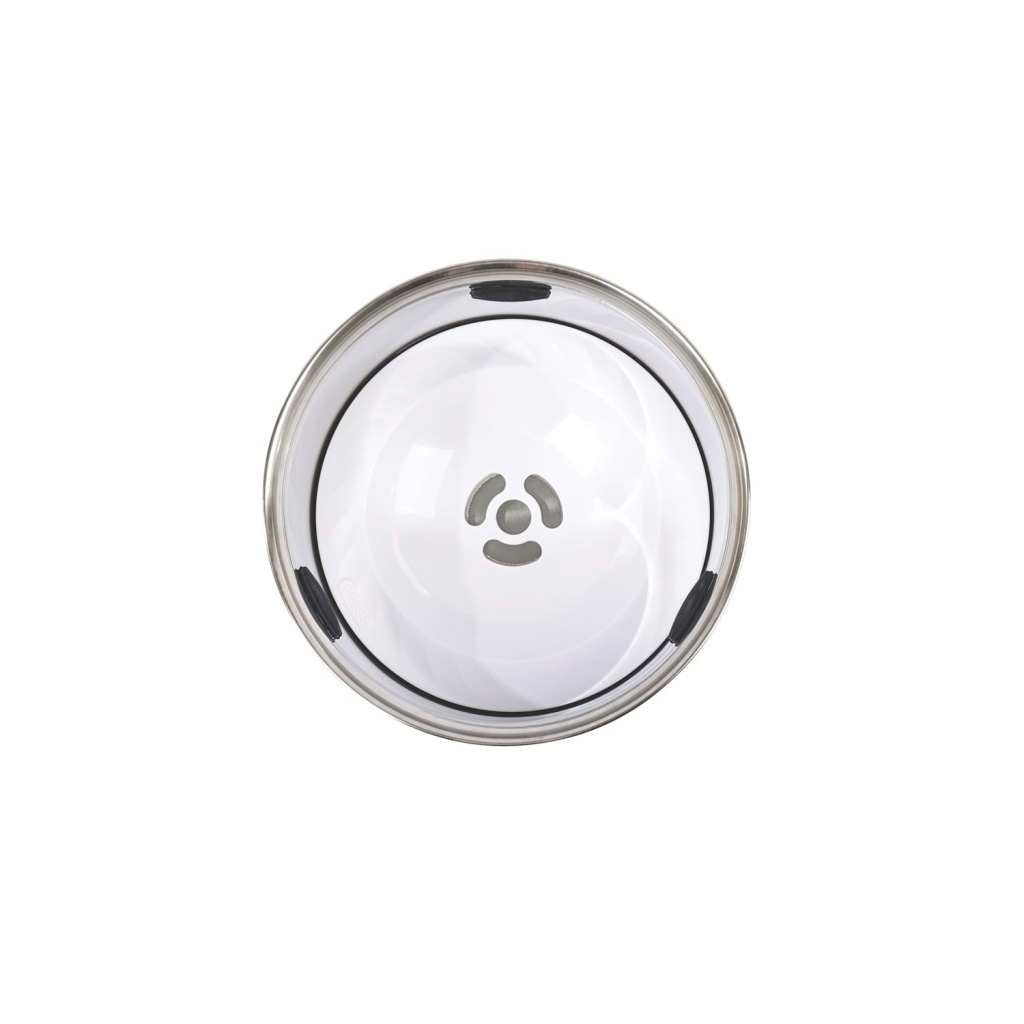 M-Pets Splash Control Kedi ve Köpekler için Çelik Su Kabı 3700ml (Mavi)