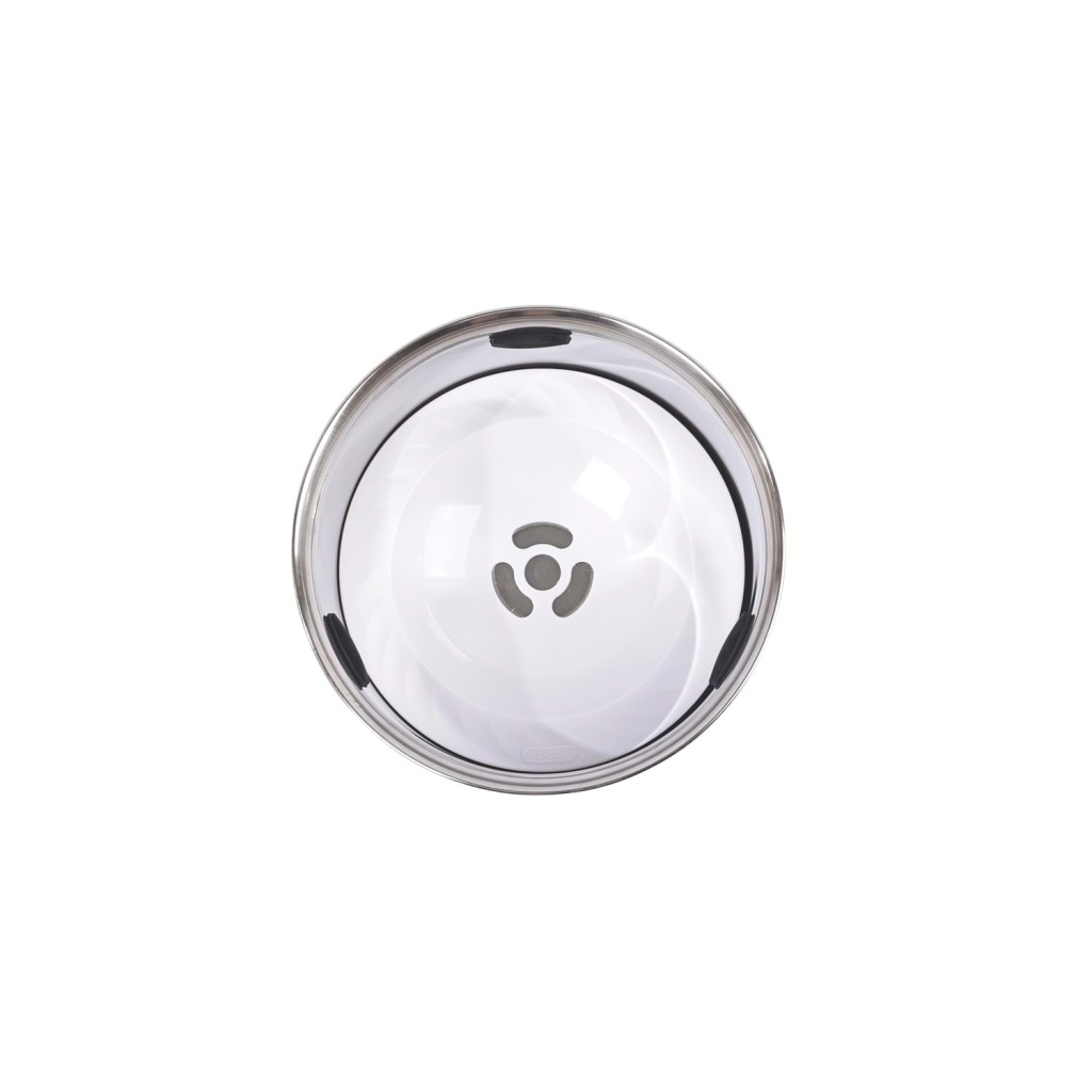 M-Pets Splash Control Kedi ve Köpekler için Çelik Su Kabı 3700ml (Siyah)