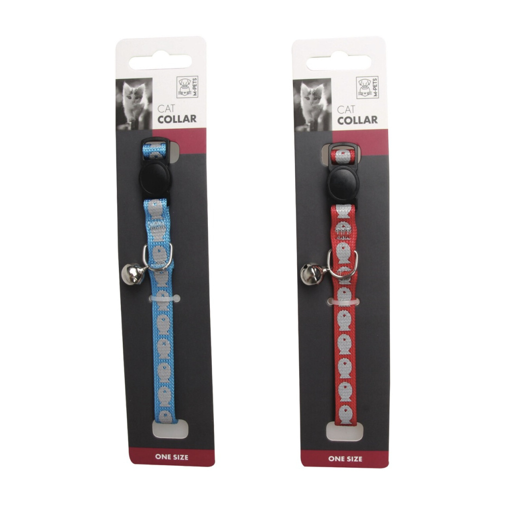 M-Pets Reflective Zilli Kedi Boyun Tasması 20,3-30,5 cm (Karışık Renkli)