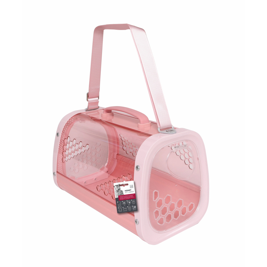 M-Pets Honey Kedi Ve Küçük Irk Köpekler için Taşıma Çantası 59,1x38,1x35,4cm (Pembe)