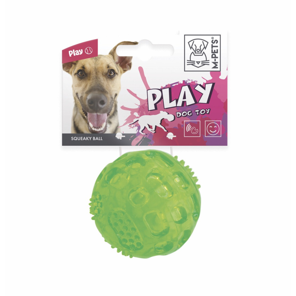 M-Pets Squeaky Top Köpek Oyuncağı 6,3cm (Yeşil)