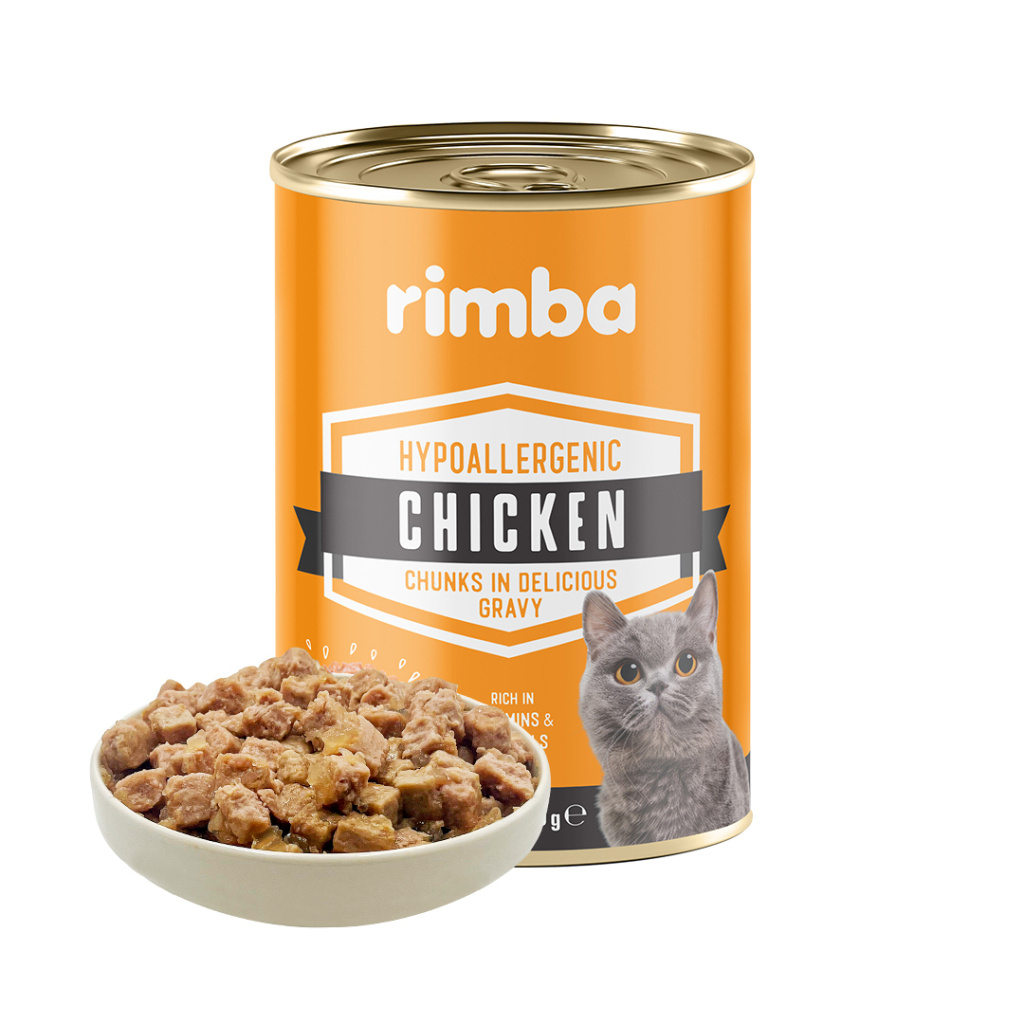 Rimba Sos İçinde Karışık Çeşitli Kedi Konservesi 400gr (6 Adet)