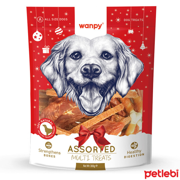 Wanpy Karışık Yılbaşı Köpek Ödül Maması 300gr