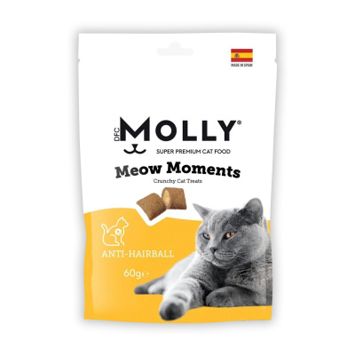 Molly Meow Moments Anti-Hairball Tüy Yumağı Kontrolü İçin Kedi Ödül Maması 60gr