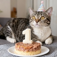 Tekir Kedi, Kedi  Mavi fotoğrafı