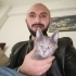 Çok huysal bir cana yakın oyuncu bir kedi fotoğraf