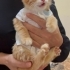 Yavru kedi sarman fotoğraf