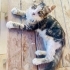 NORVEÇ ORMAN KEDİSİ YAVRUSU FISTIK İÇİN  ÖMÜRLÜK YUVA fotoğraf
