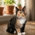 Yavru calico 2 aylık fotoğraf