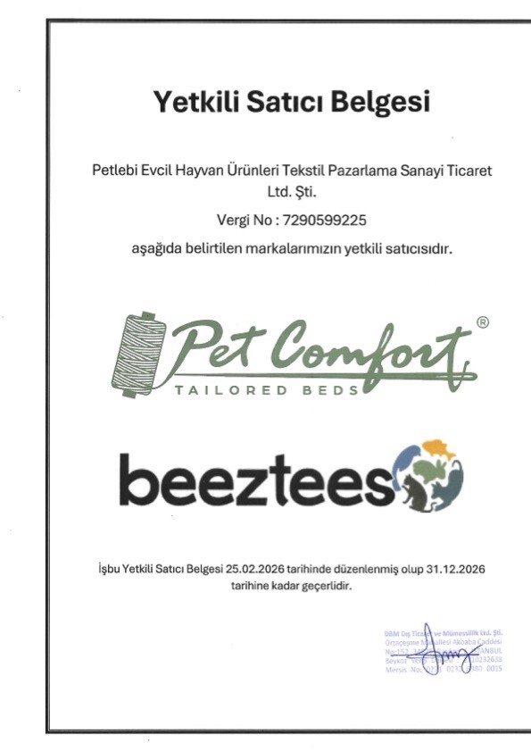 Beeztees Yetkili Satıcı Belgesi