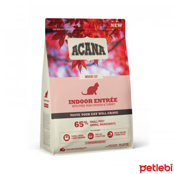 Acana Indoor Entree Hairball Control Tavuklu ve Hindili Kısırlaştırılmış Kedi Maması 1,8kg