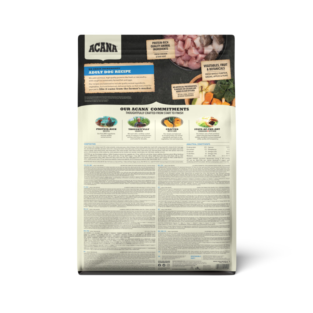 Acana Adult Dog Tavuklu Hindili ve Ringa Balıklı Yetişkin Köpek Maması 2kg