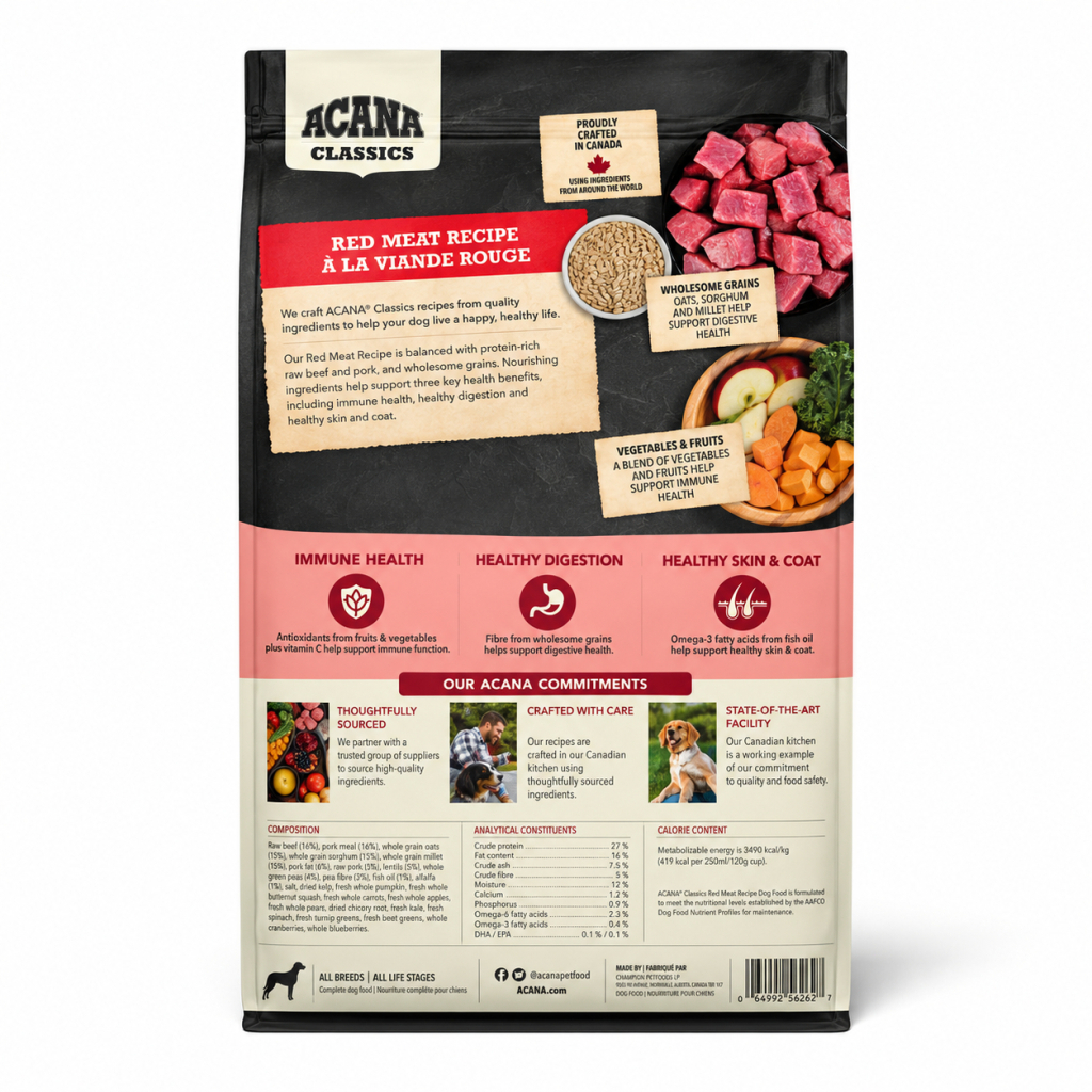 Acana Classics Red Kuzulu ve Sığırlı Köpek Maması 9,7kg