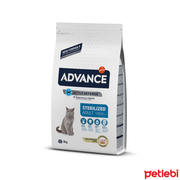 Advance Hindili Kısırlaştırılmış Kedi Maması 3kg