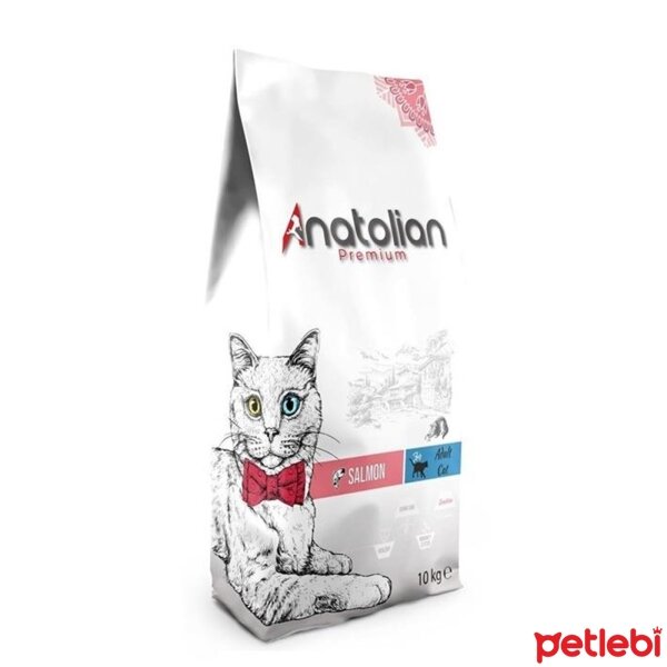 Anatolian Premium Somon Etli ve Pirinçli Yetişkin Kedi Maması 10kg