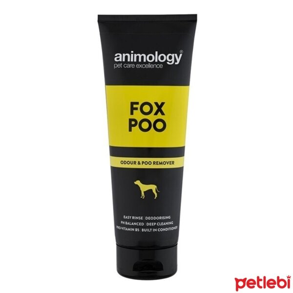 Animology Fox Poo Dışkı Temizleyici ve Kötü Koku Giderici Köpek Şampuanı 250ml