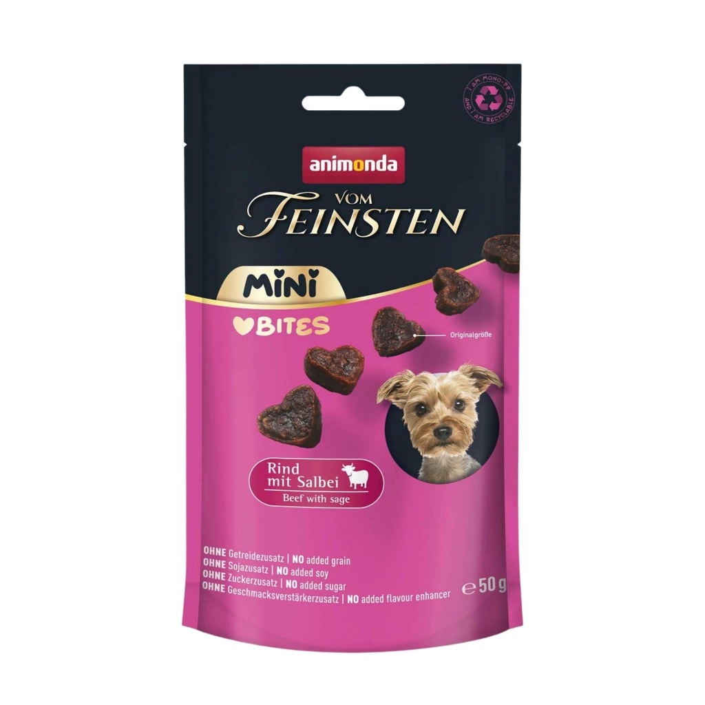 Animonda Vom Feinsten Sığır Etli ve Adaçaylı Yetişkin Küçük Irk Köpek Ödül Maması 50gr
