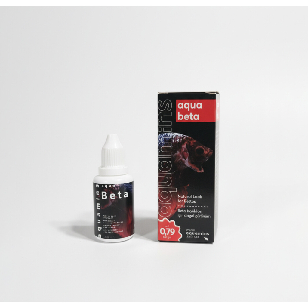 Aquamins Aqua Beta Beta Balıkları İçin Akvaryum Mineral Desteği 30ml