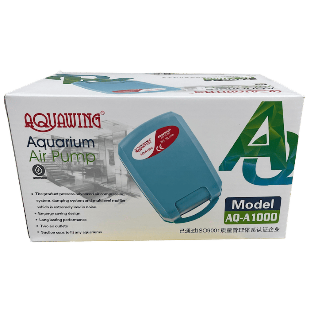 AQUAWING AQ-A1000 Çift Çıkışlı Akvaryum Hava Kompresörü 8W