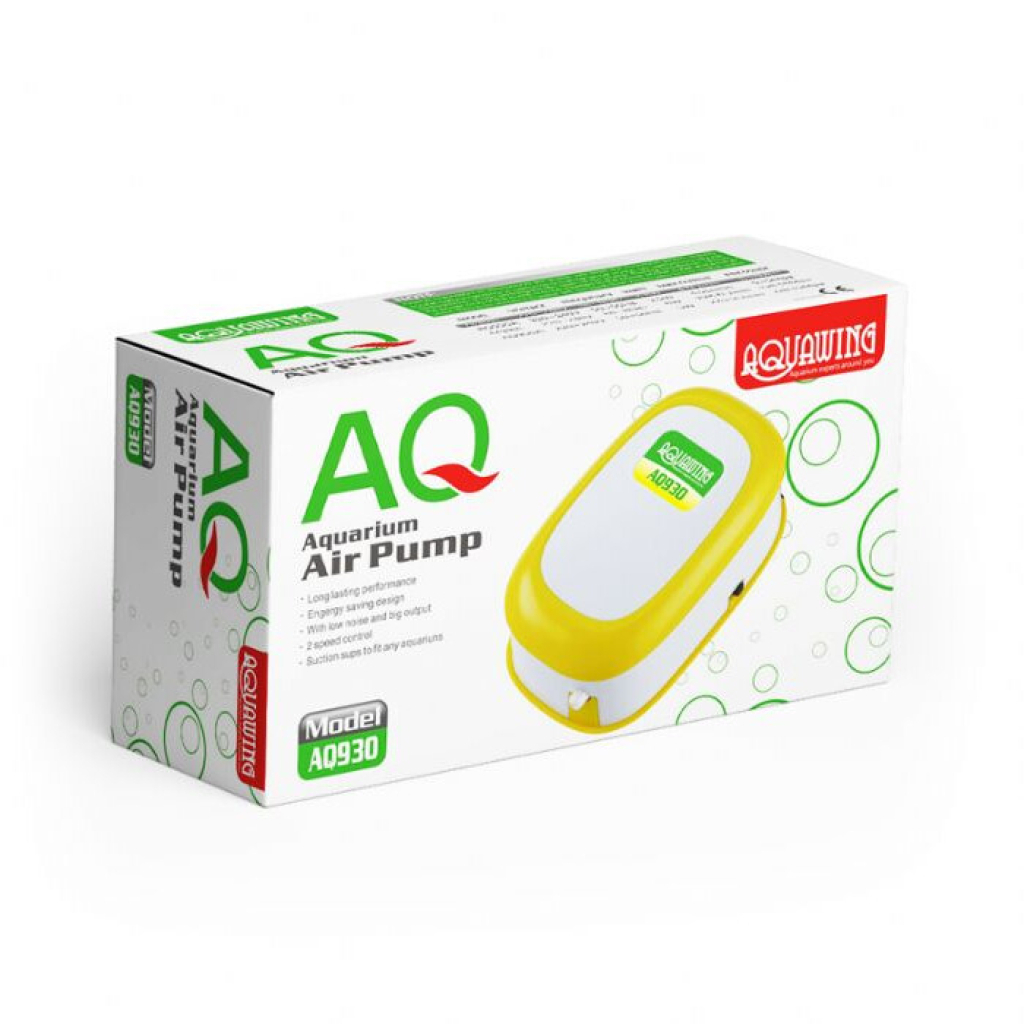 AQUAWING AQ930 Tek Çıkışlı Akvaryum Hava Motoru 270L/S