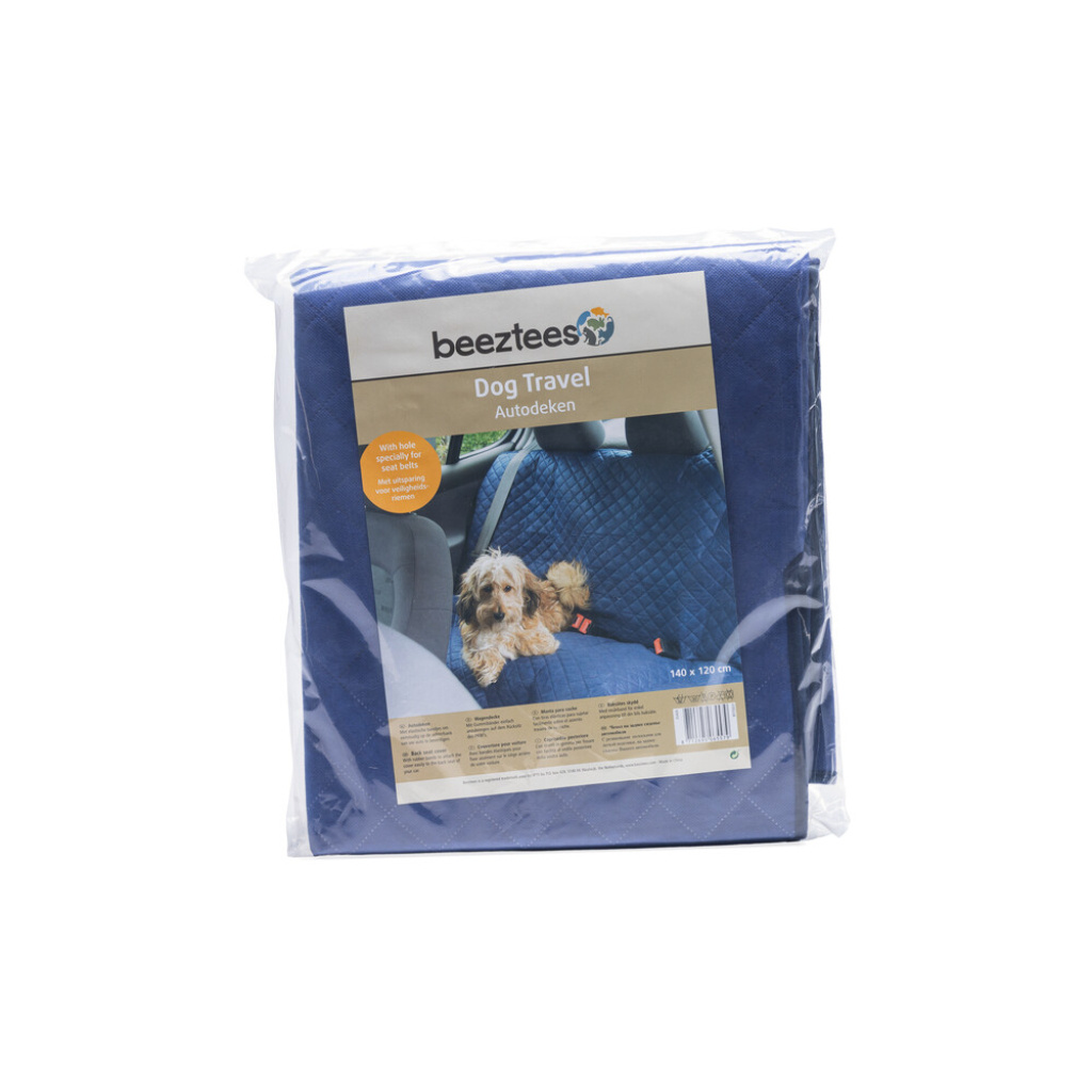 Beeztees Yıkanabilir Arka Koltuk Köpek Örtüsü 140x120cm (Mavi)