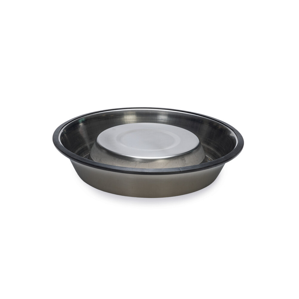 Beeztees Paslanmaz Çelik Kaymaz Köpek Mama Su Kabı 1,6lt