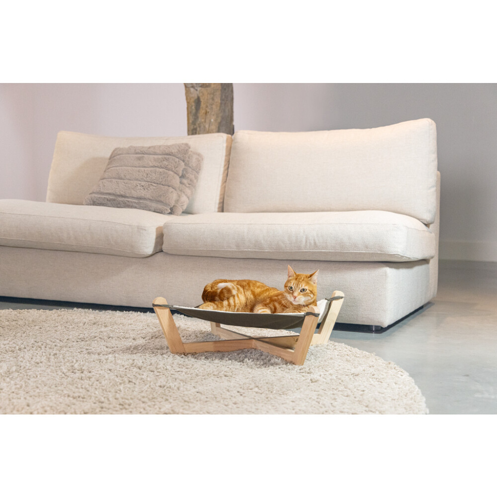 Beeztees Kedi Hamağı 51x51x18,5cm (Gri)
