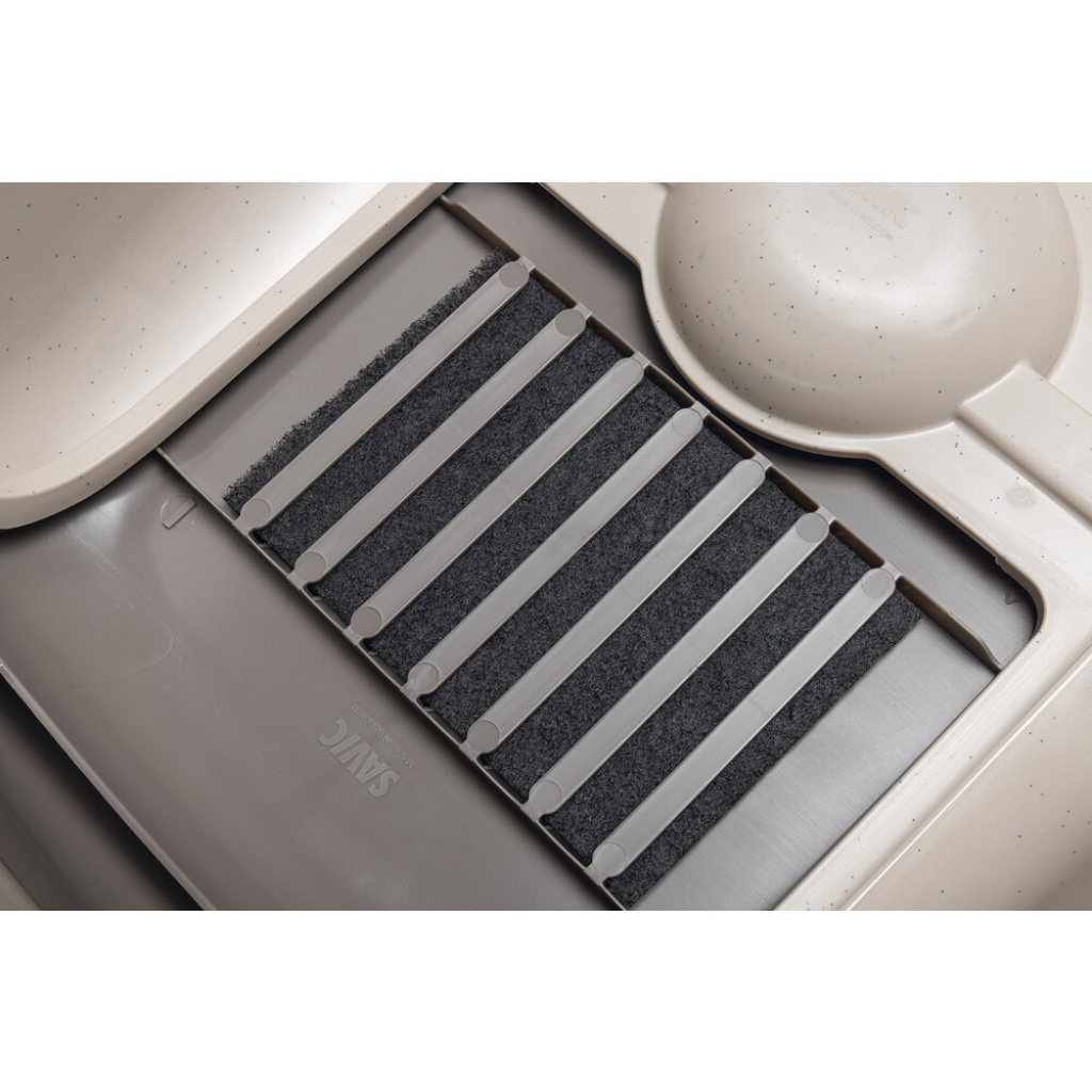 Beeztees Koku Filtreli Kapalı Kedi Tuvaleti 56x39x39cm (Gri)