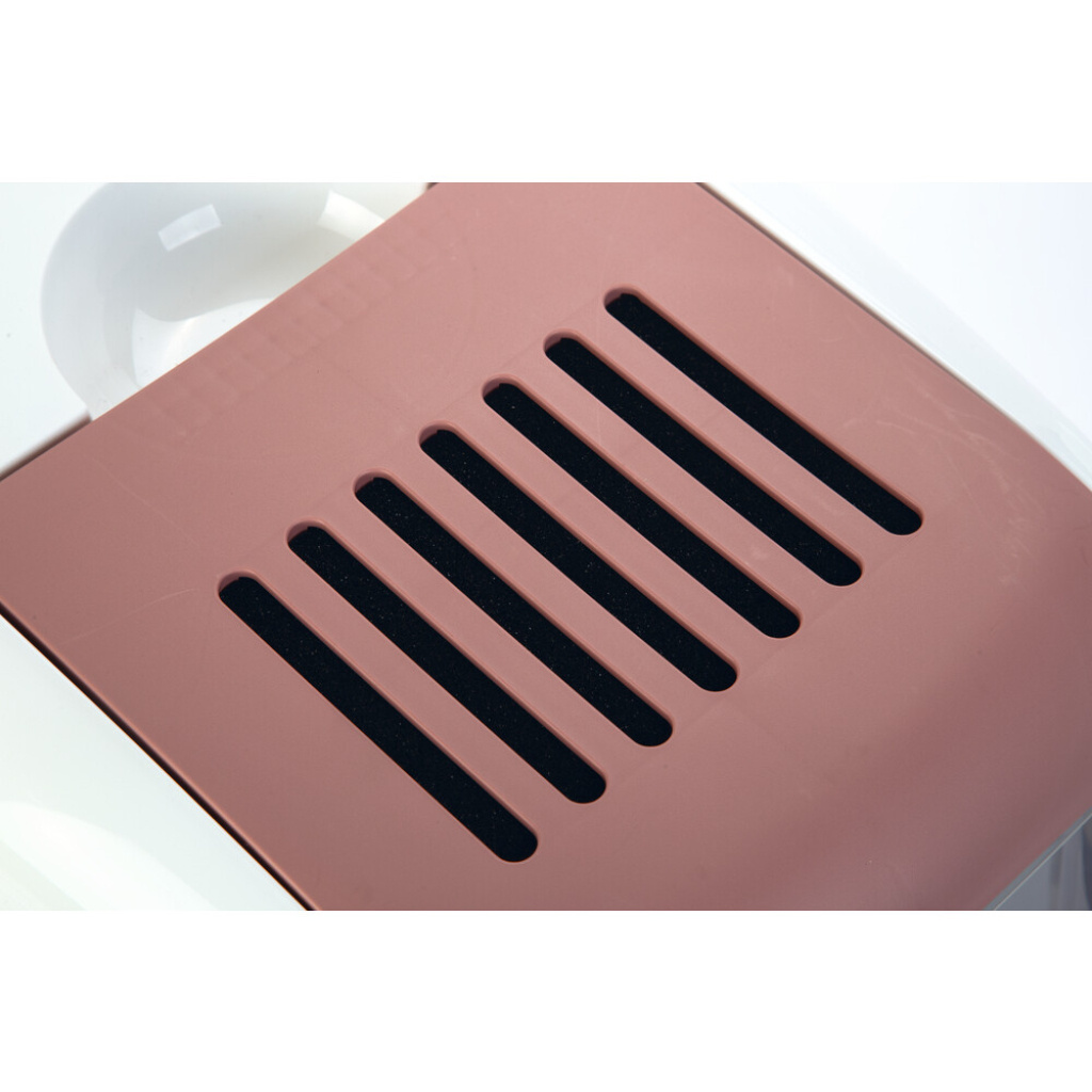 Beeztees Litter Koku Filtreli Kapalı Kedi Tuvaleti 56x39x39cm (Beyaz)