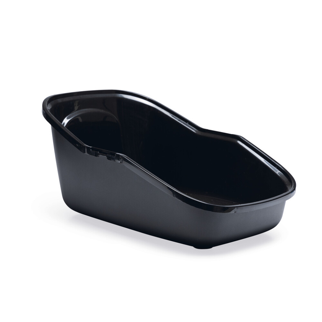 Beeztees Marble Koku Filtreli Kapalı Kedi Tuvaleti 56x39x39cm (Siyah)