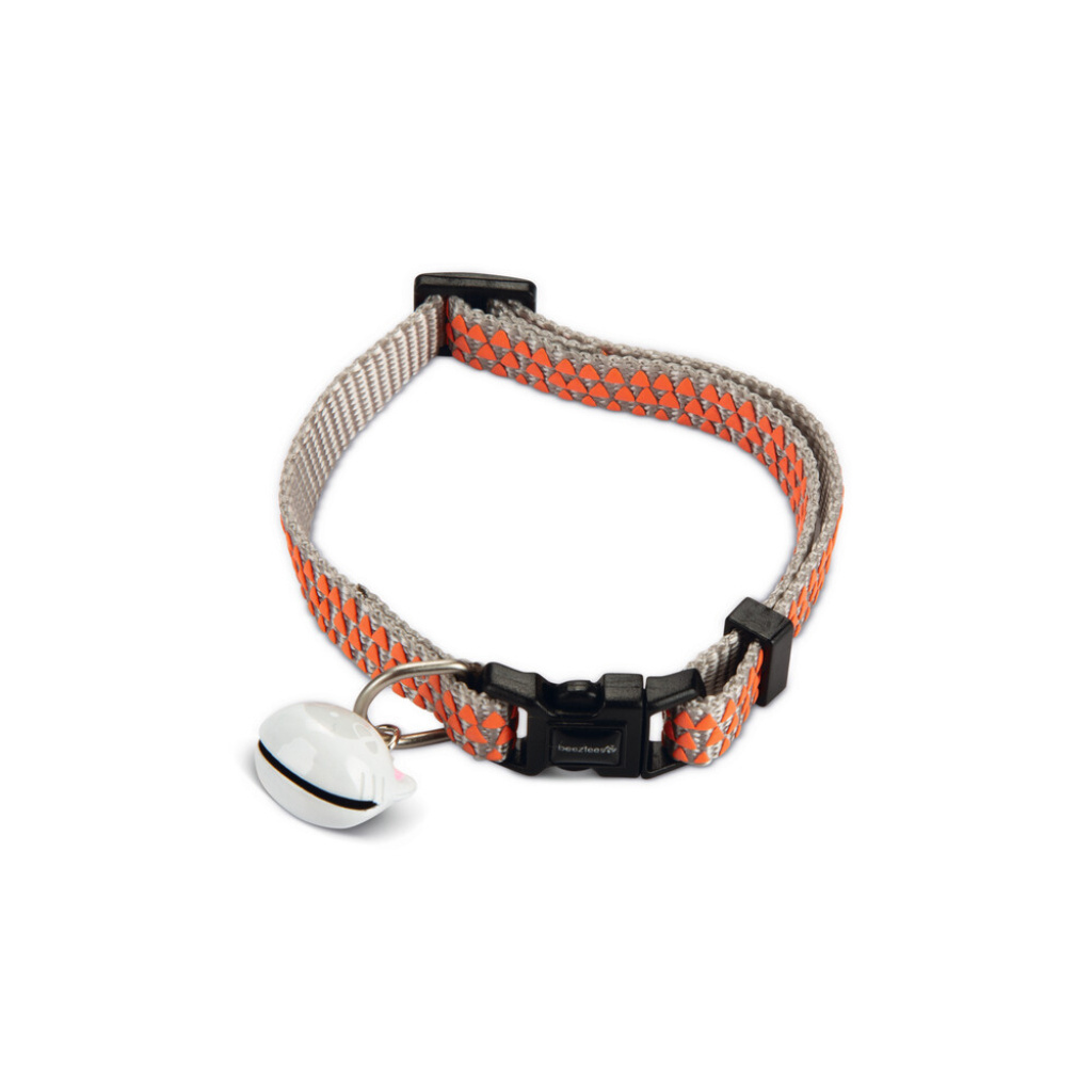 Beeztees Triangle Zilli Kedi Boyun Tasması 20-30cm (Gri)