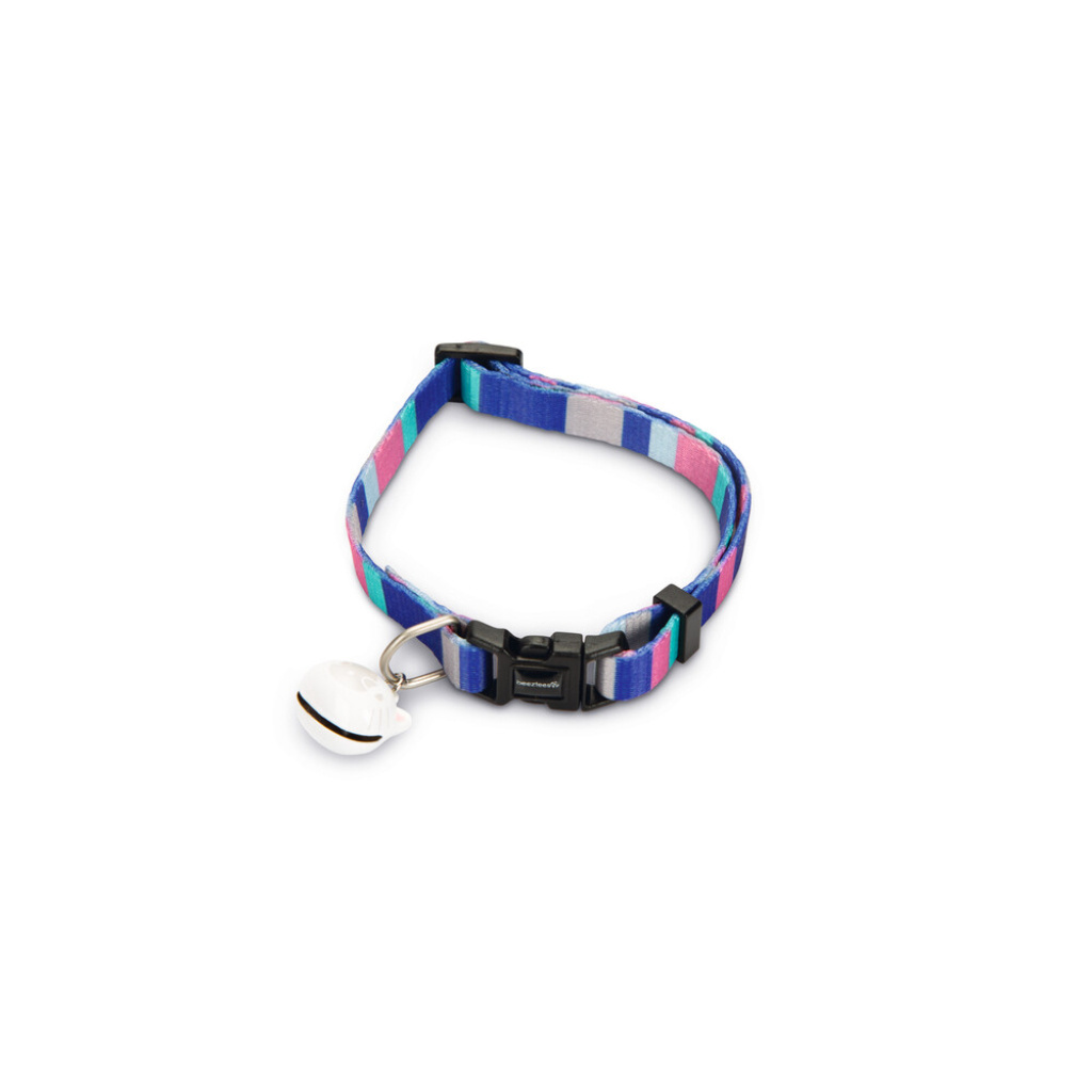 Beeztees Zilli Renkli Çizgili Kedi Boyun Tasması 20-30cm
