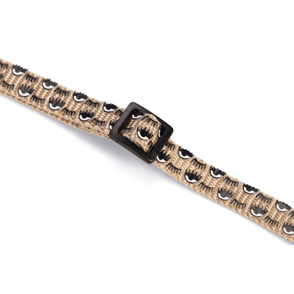 Beeztees Eyes Zilli Kedi Boyun Tasması 20-30cm (Bej)