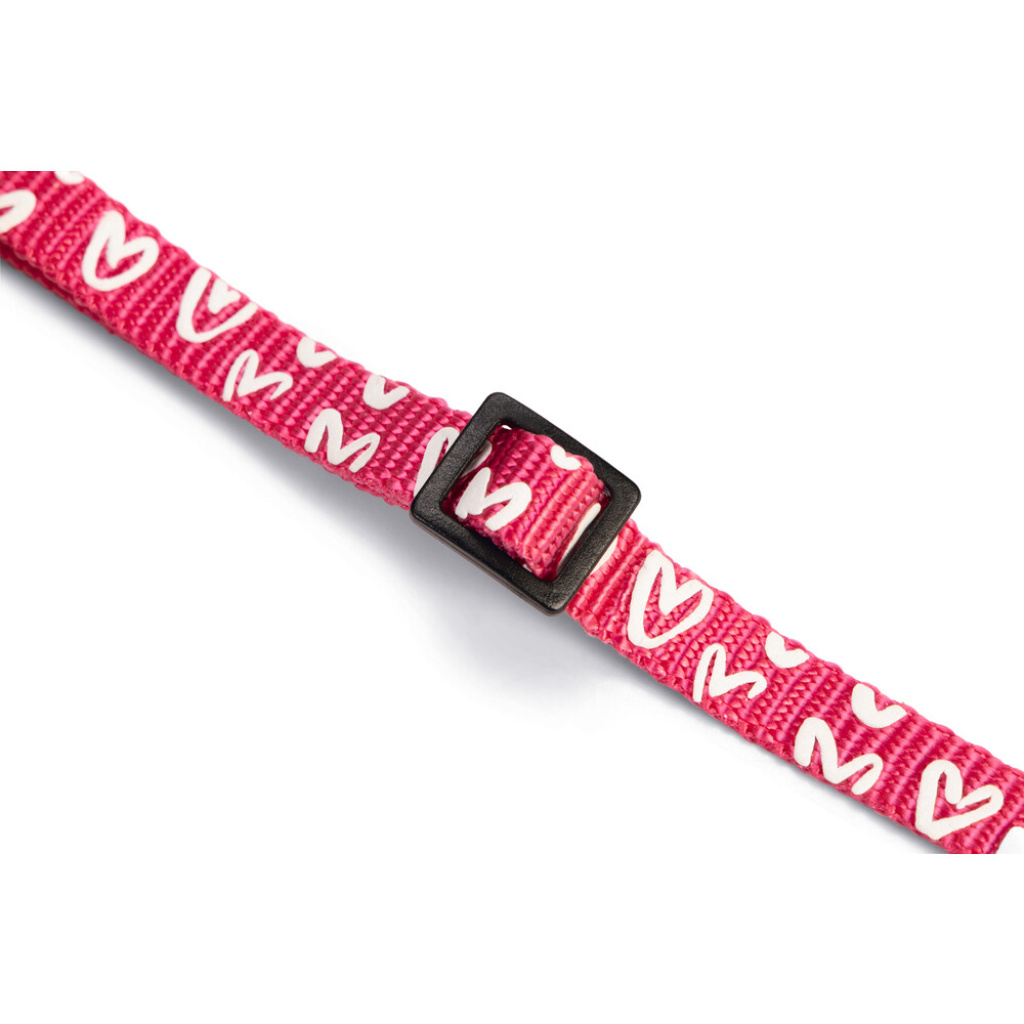 Beeztees Heart Zilli Kedi Boyun Tasması 20-30cm (Pembe)