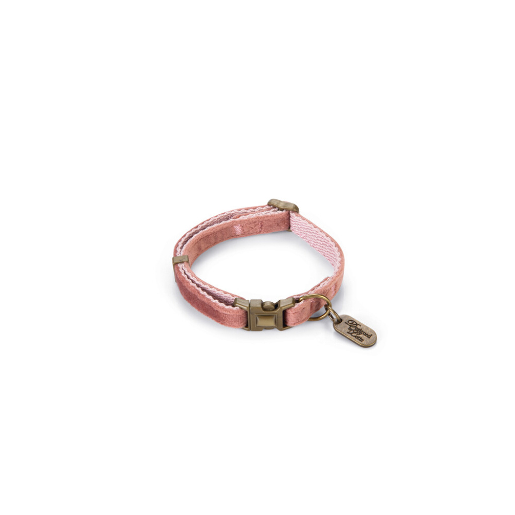 Beeztees Dbl Velura Kedi Boyun Tasması 20-30cm (Pembe)
