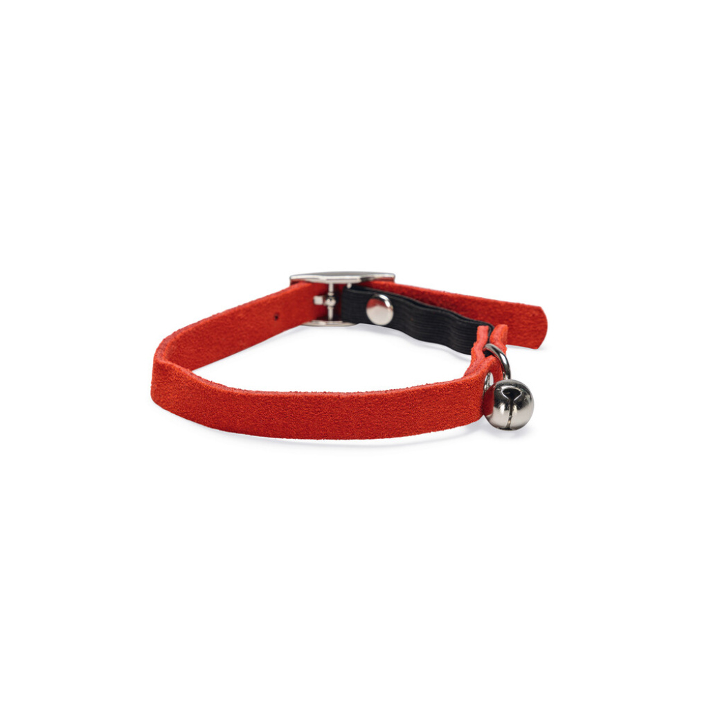 Beeztees Süet Kedi Boyun Tasması 24-29cm (Kırmızı)