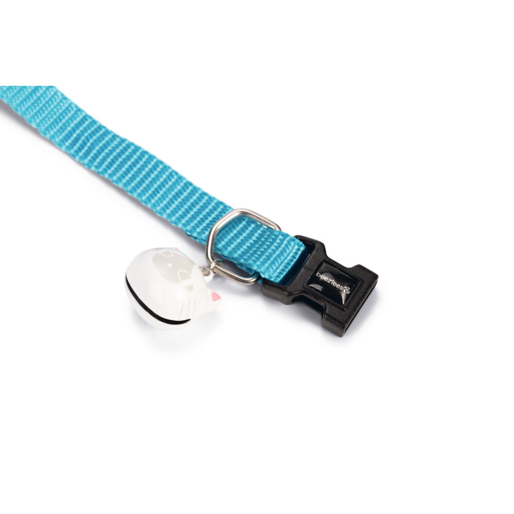 Beeztees Uni Zilli Kedi Boyun Tasması 20-30cm (Turkuaz)