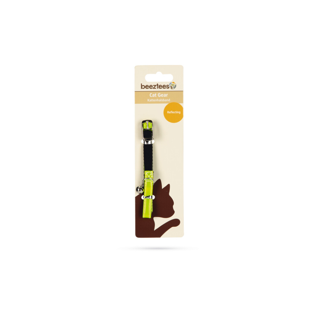 Beeztees Fosforlu Kedi Boyun Tasması 20-29cm (Sarı)
