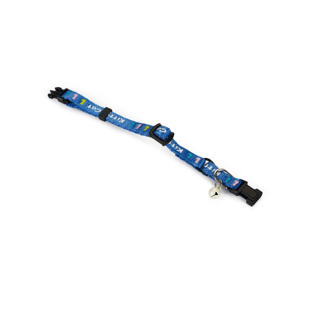 Beeztees Kitty Zilli Yavru Kedi Boyun Tasması 17,5-23cm (Mavi)