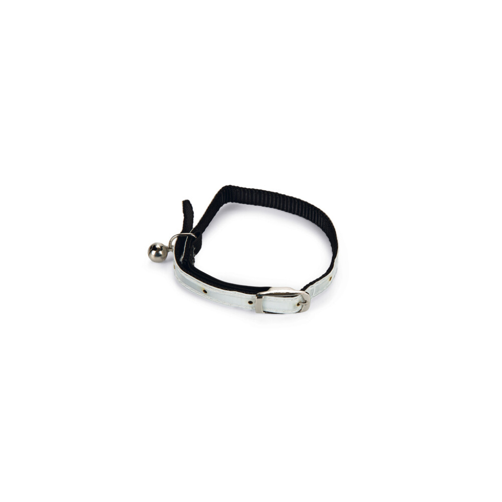 Beeztees Fosforlu Kedi Boyun Tasması 20-29cm (Beyaz)