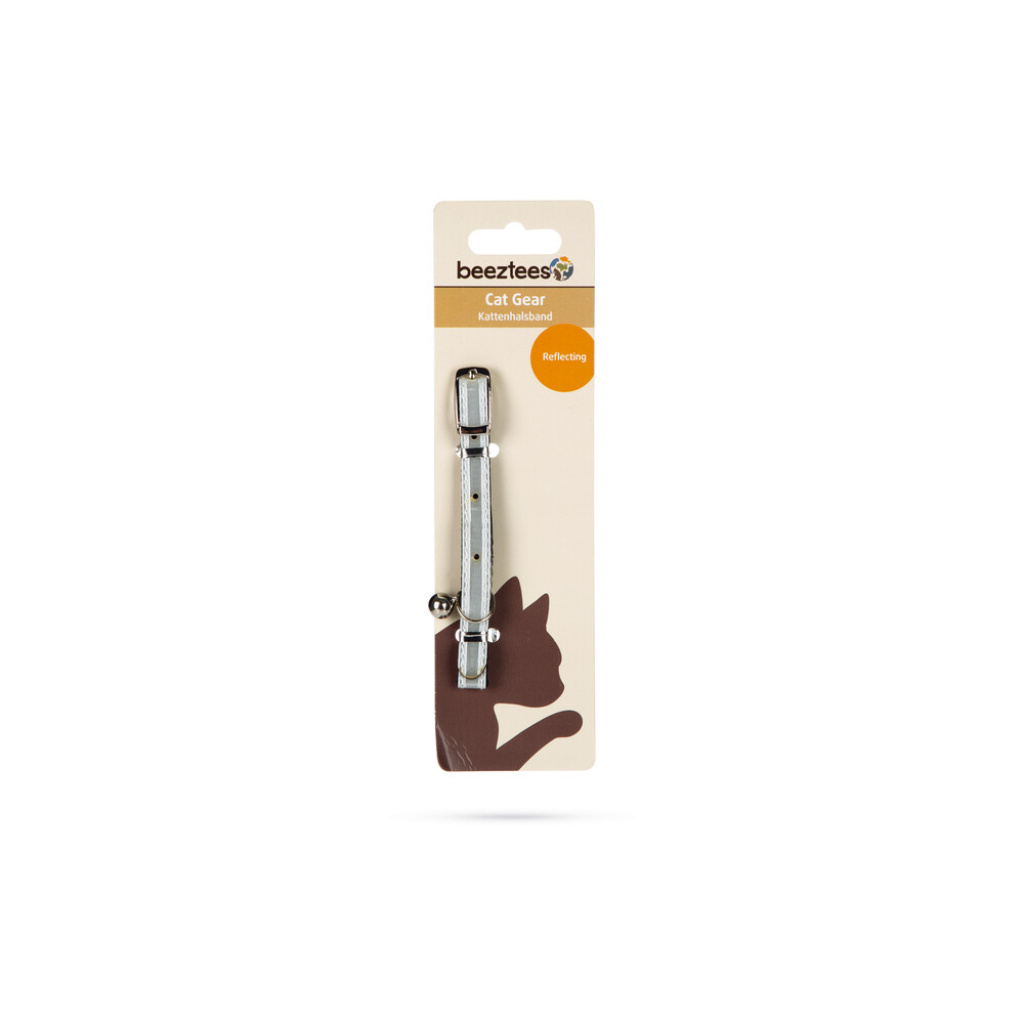 Beeztees Fosforlu Kedi Boyun Tasması 20-29cm (Beyaz)