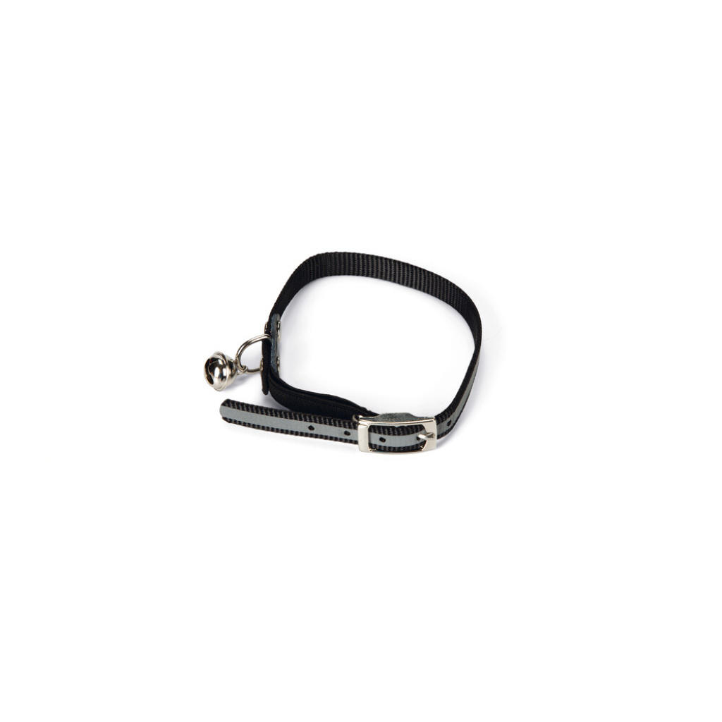 Beeztees Fosforlu Kedi Boyun Tasması 24,5-29,5cm (Siyah)
