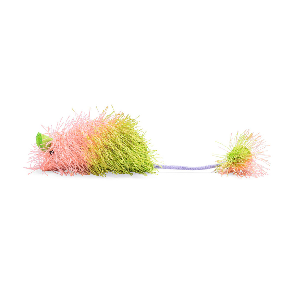Beeztees Rainbow Uzun Tüylü Fare Kedi Oyuncağı 6,5x3,5x3cm
