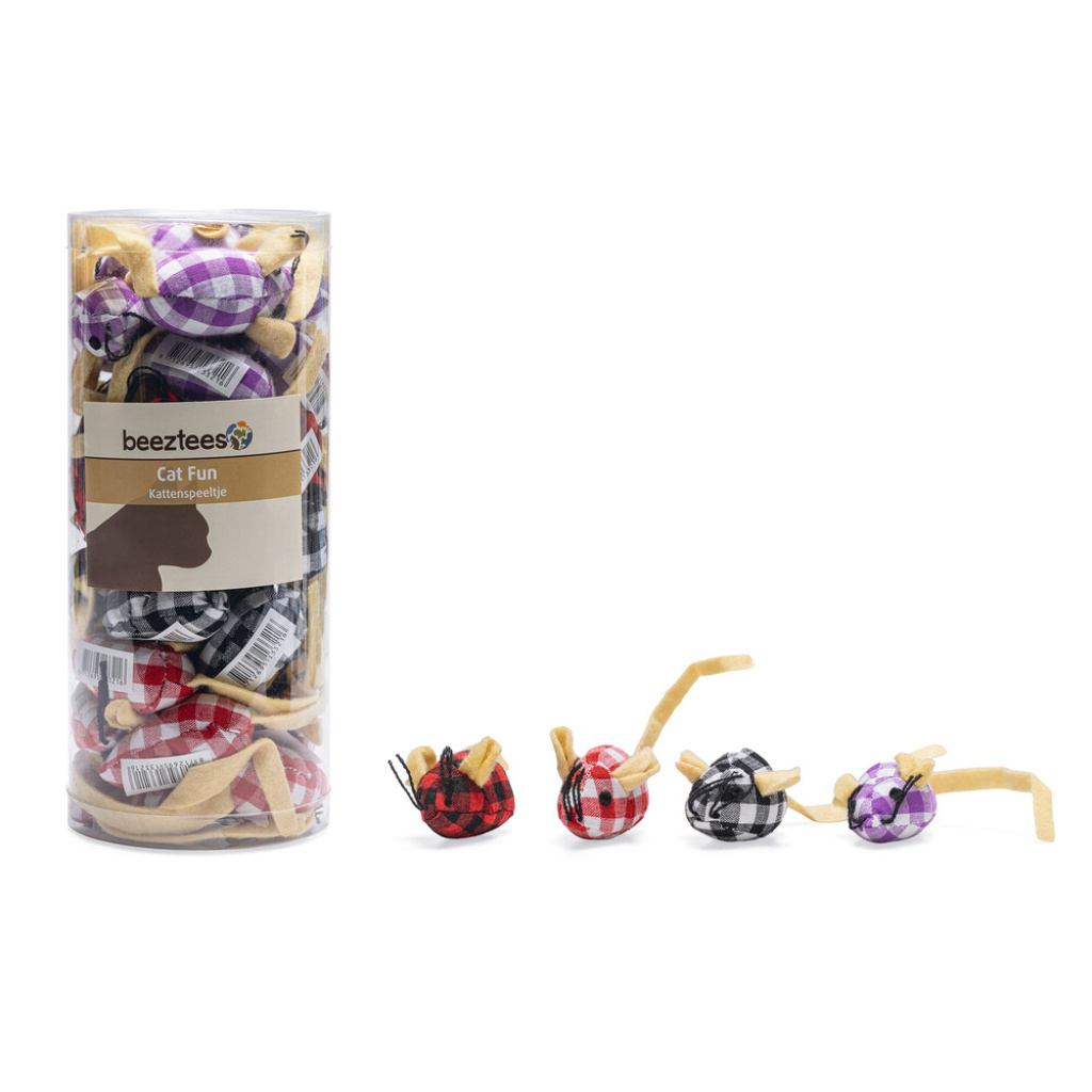 Beeztees Kumaş Fare Kedi Oyuncağı 13x3,5x3cm