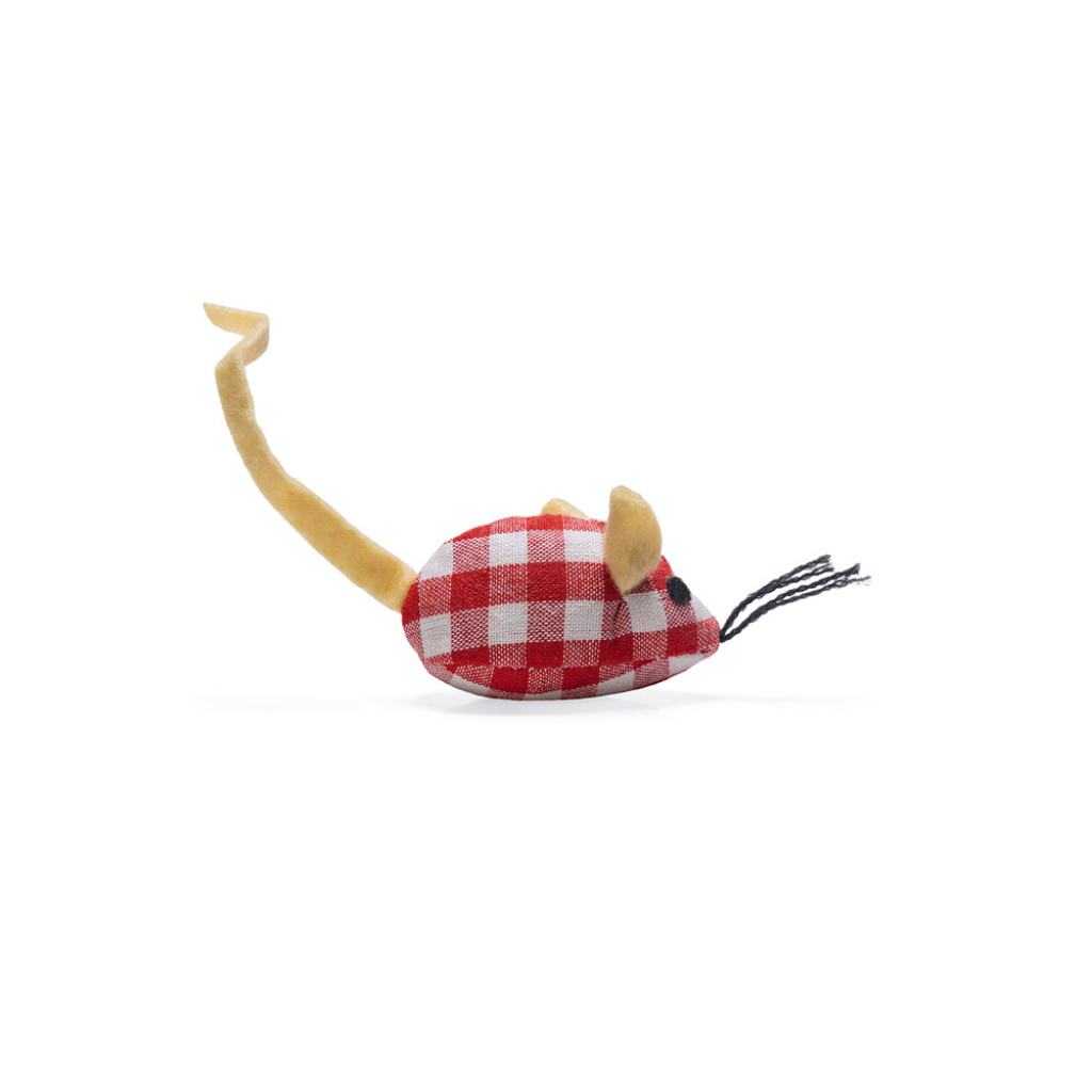 Beeztees Kumaş Fare Kedi Oyuncağı 13x3,5x3cm