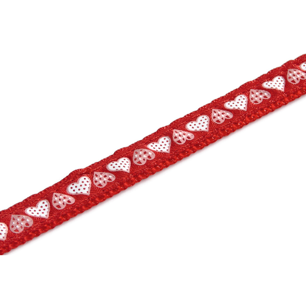 Beeztees Hearts Yavru Kedi Göğüs Tasması ve Gezdirme Kayışı 120cm (Kırmızı)